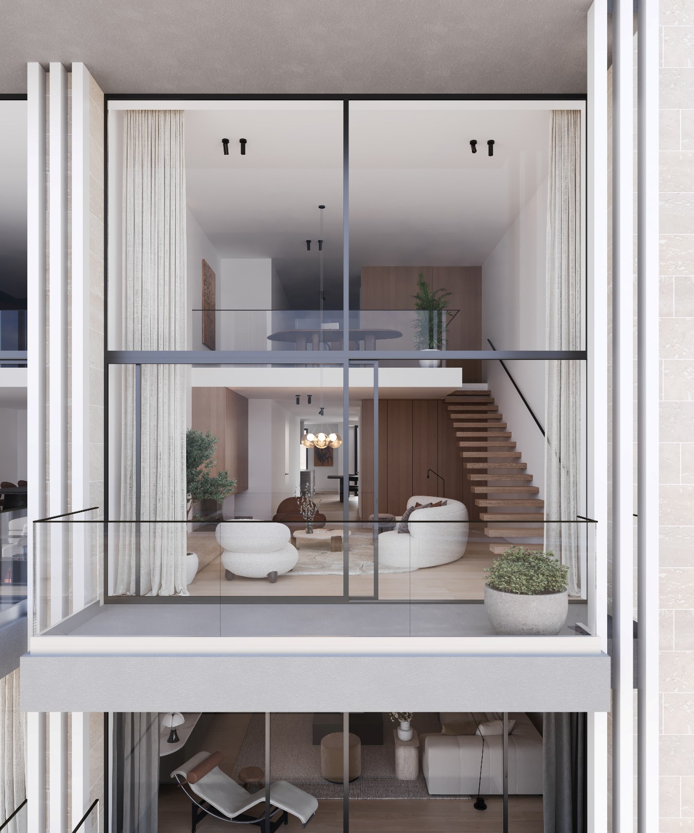 Superbe appartement neuf avec vue frontale sur la mer à Duinbergen 