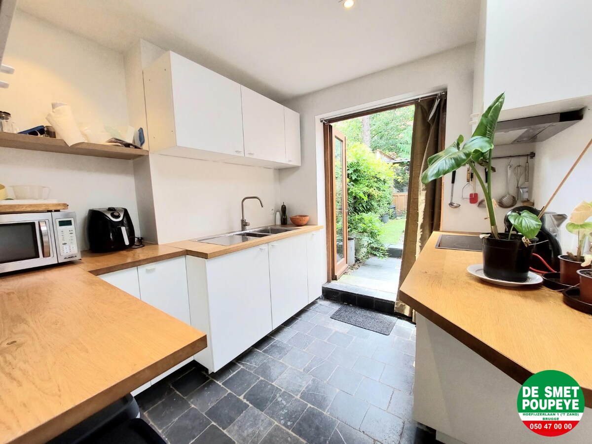 Typisch Brugse woning met stadstuin 