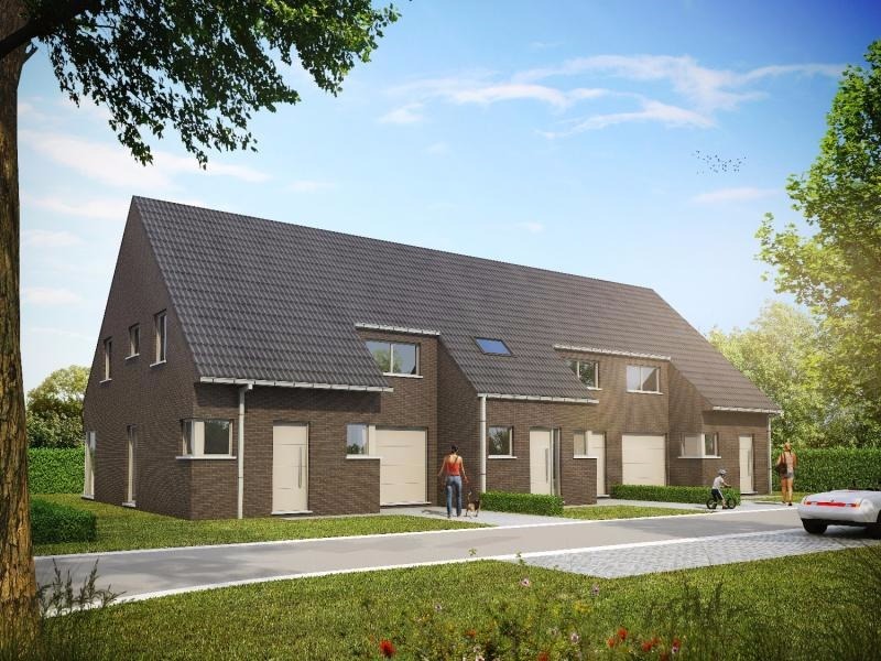 KLASSE HALF OPEN BEBOUWING MET PERFECT ZON GERICHTE TUIN  IN NIEUWE VERKAVELING TE BREDENE 