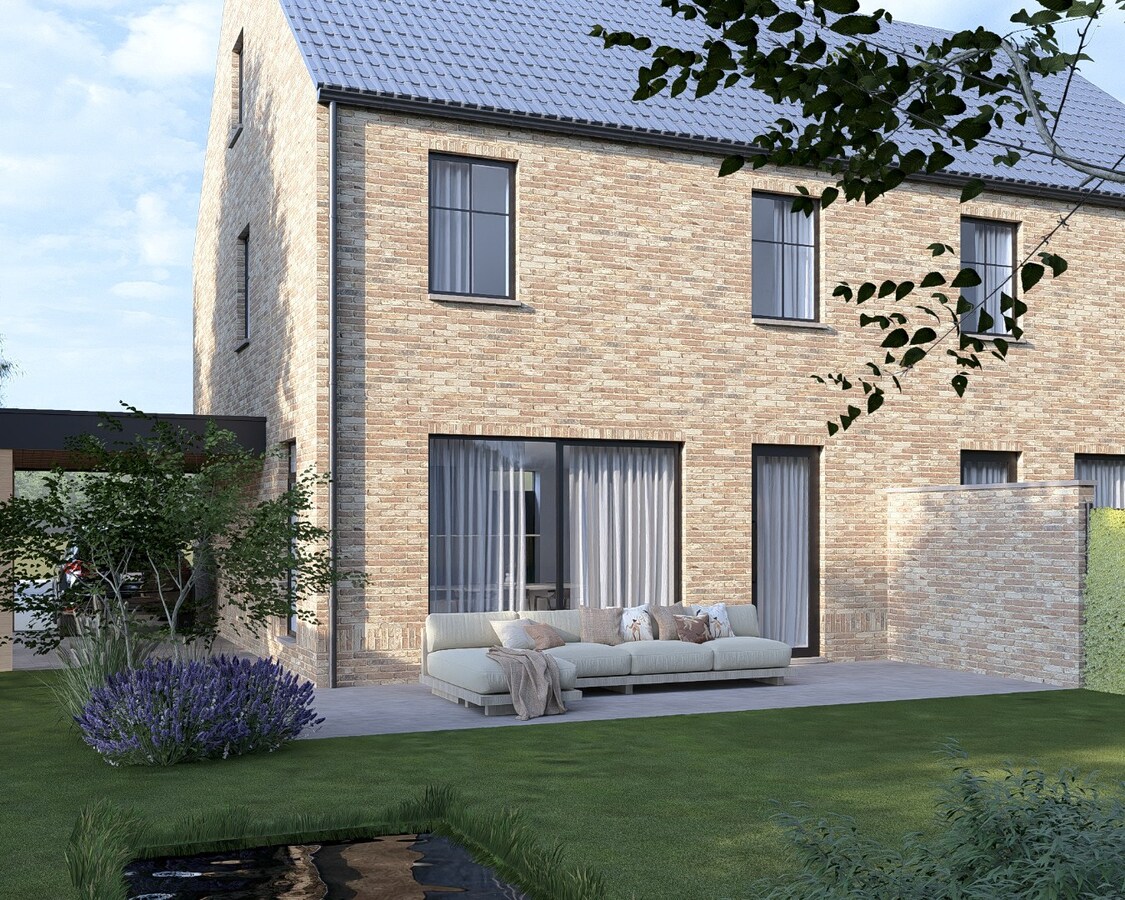 Halfvrijstaande nieuwbouwwoning gelegen op een perceel van 3a30ca op een gunstige locatie nabij het centrum van Bree! 