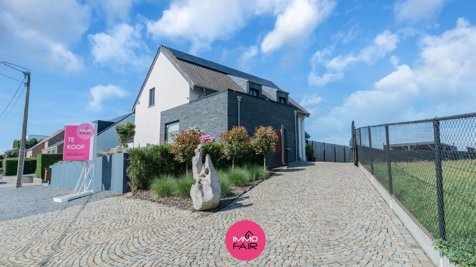 Unieke villa met zwembad en aansluitende weide 
