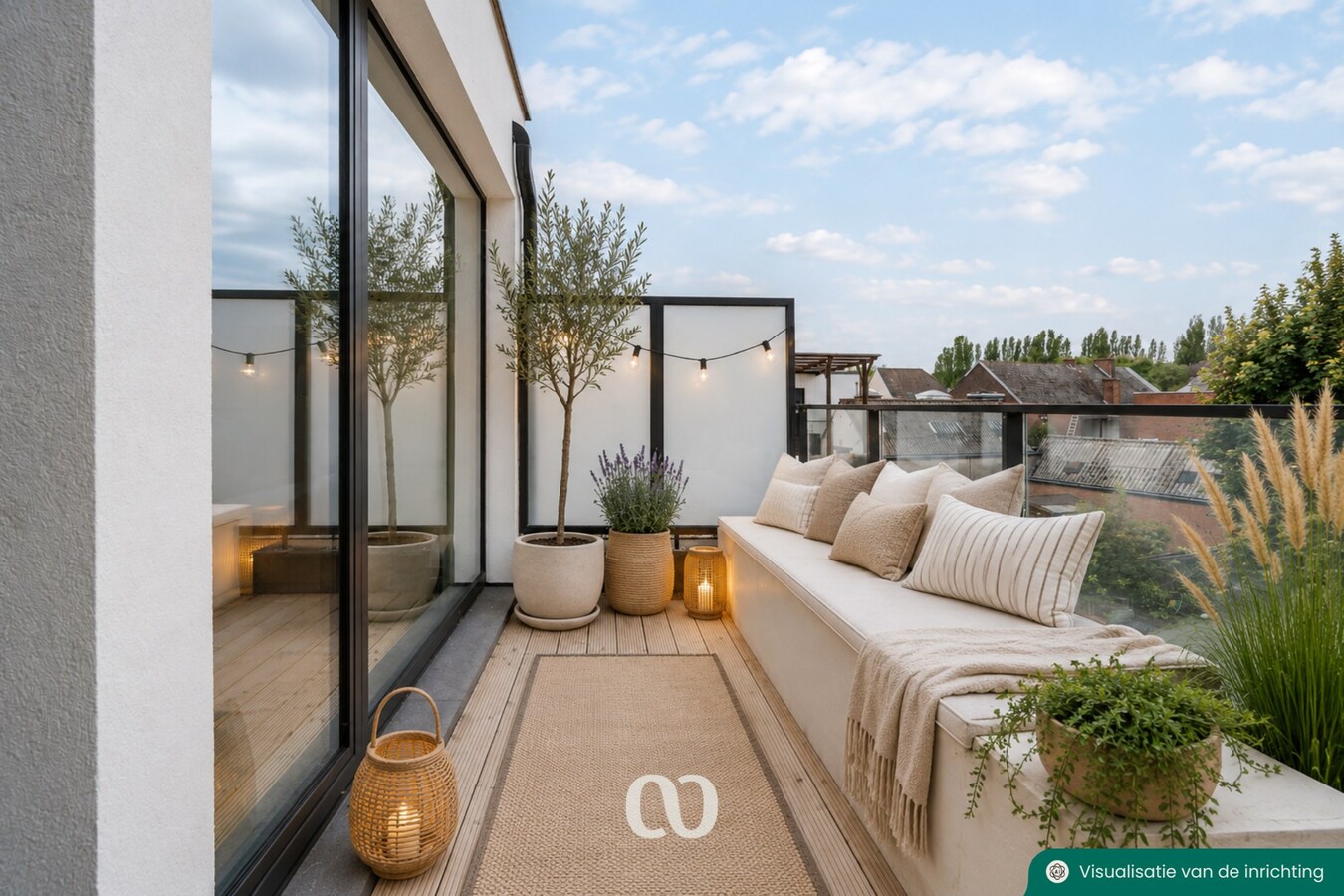Nieuwbouwappartement met terras, staanplaats en berging in Nederename 
