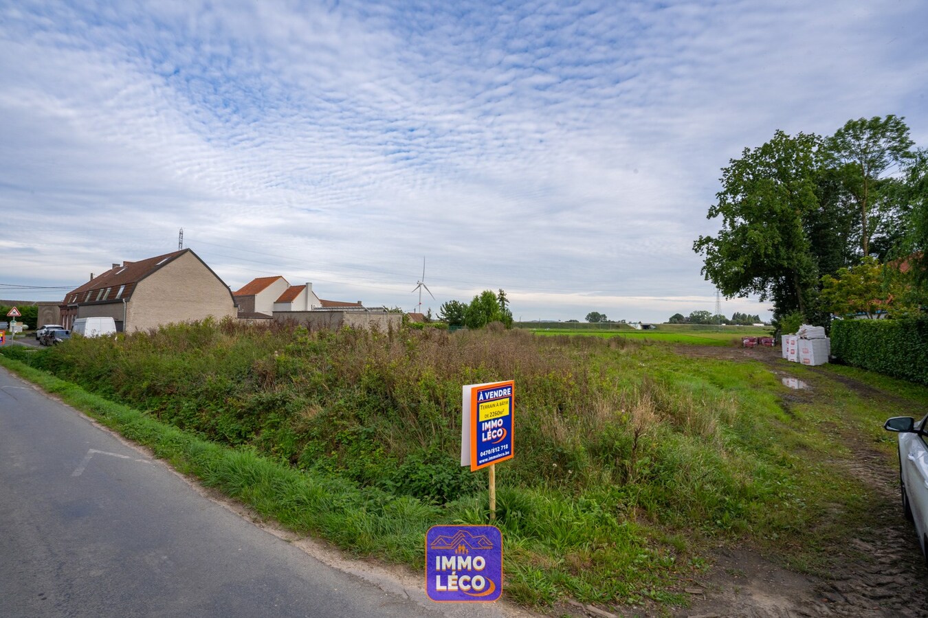 Terrain de +/- 1130m² situé dans un village prisé 