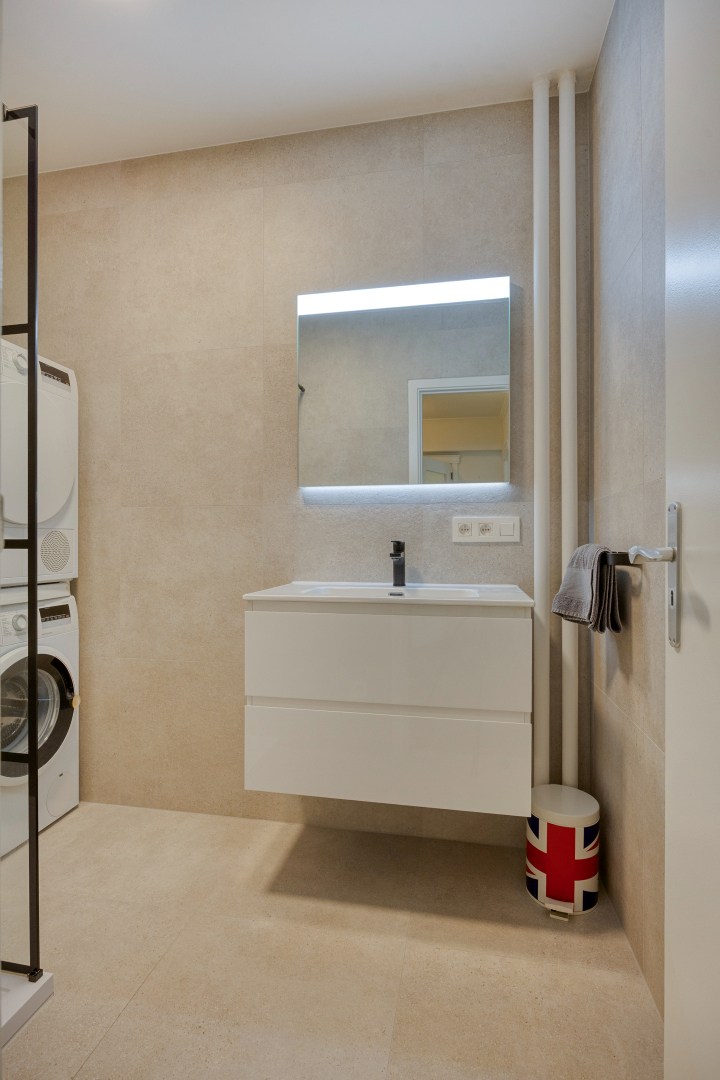 Goed gelegen appartement met 2 slaapkamers, terras, ondergrondse autostaanplaats en private kelderberging in Leuven! - EPC 98 kWh/m² - bewoonbare opp. 74 m² 