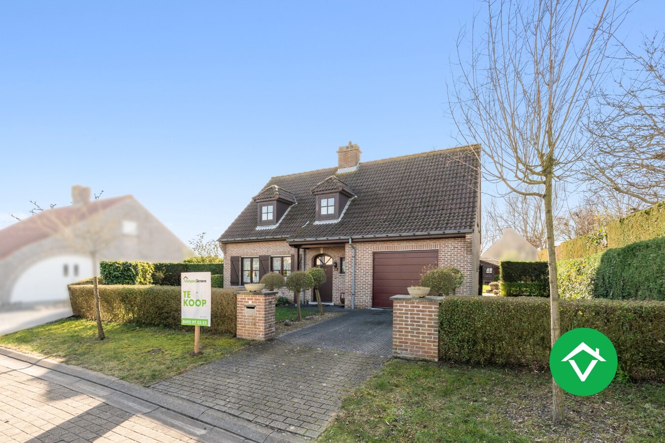 Rustig gelegen alleenstaande woning met 3 slaapkamers en garage te Nieuwpoort 