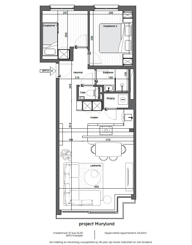 Flat sold in Koksijde