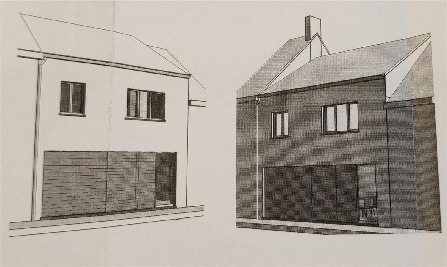 Woning met garage in ruwbouw op 400m² grond - Lissewege 