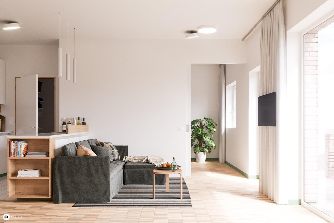 StJorisWinge - appartement 82 m2 met 2 slks én terras 12m2 