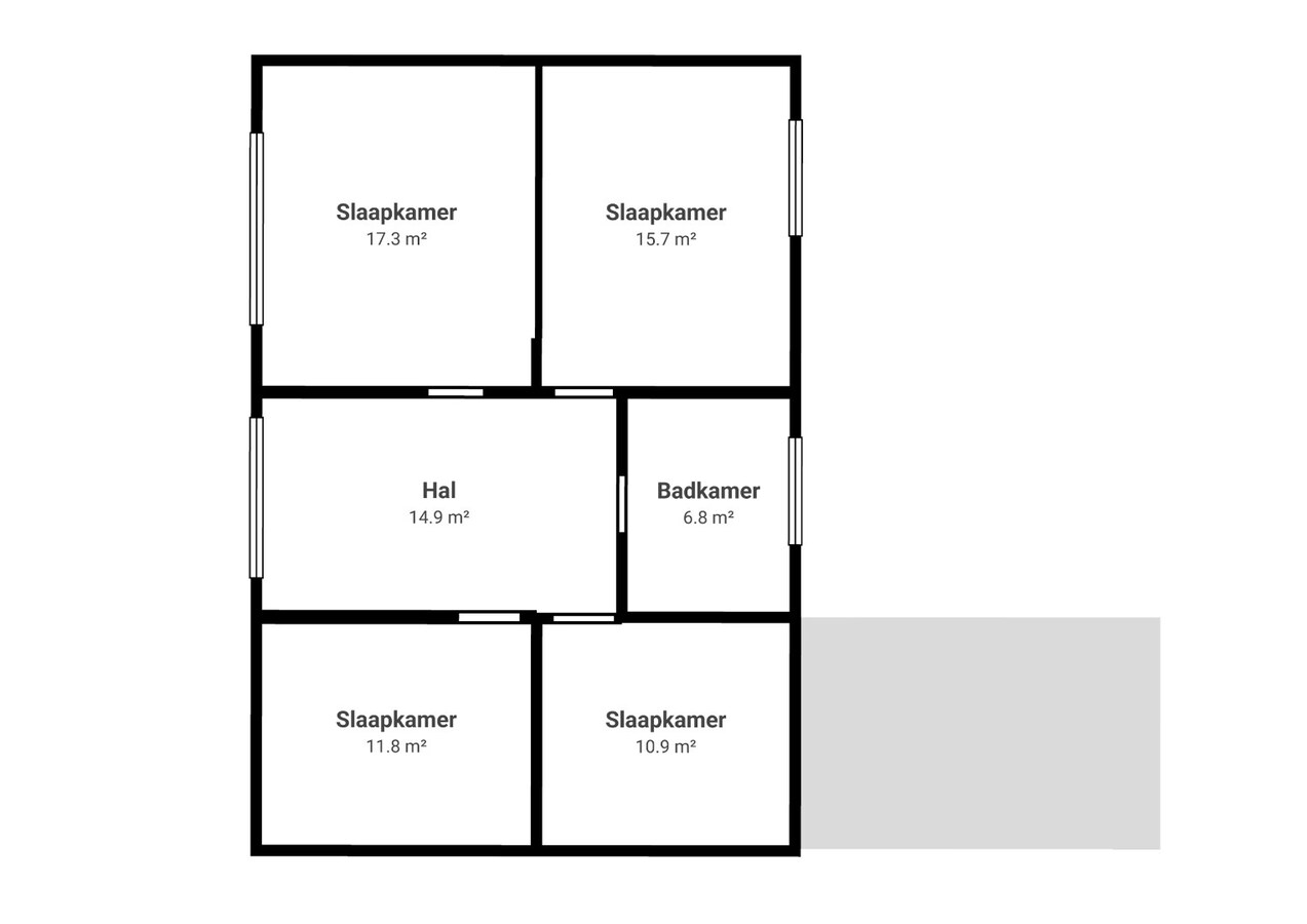 Ruime gezinswoning met 4 slpks op 568 m² 
