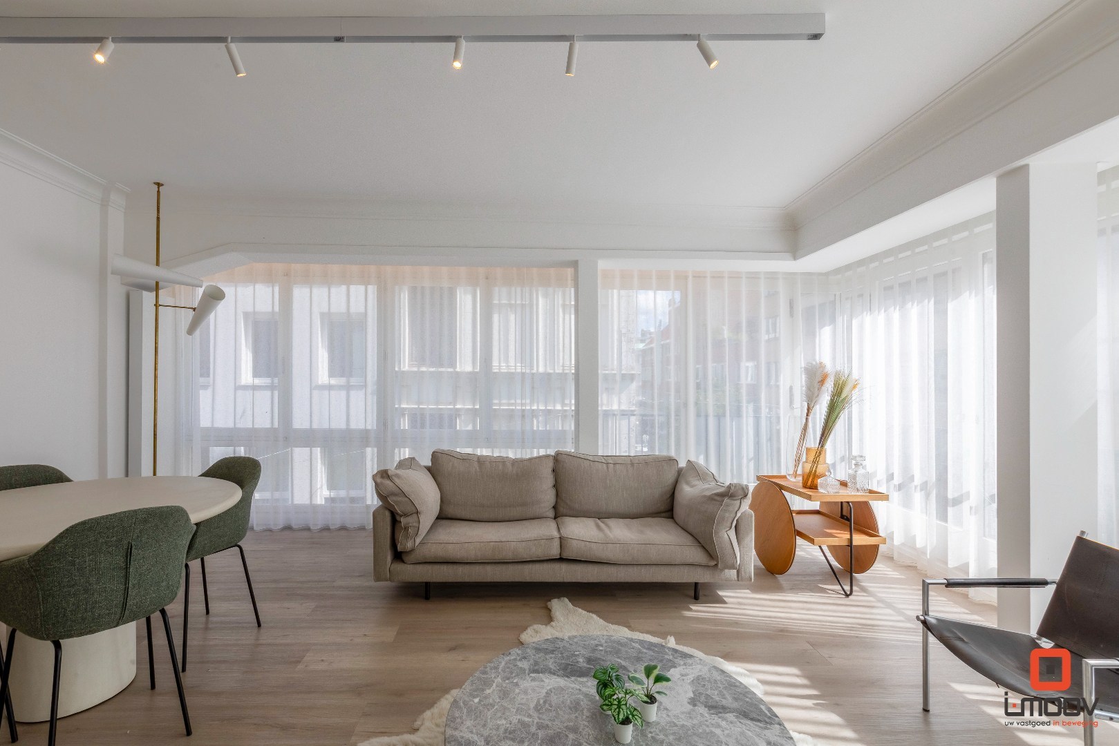 Luxe hoekappartement in hartje Oostende met 3 slaapkamers 