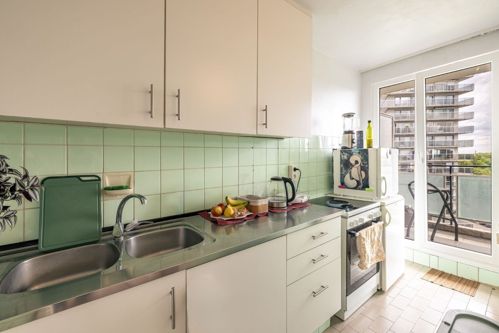 Appartement op de 8ste verdieping met panoramische zichten over Gent 
