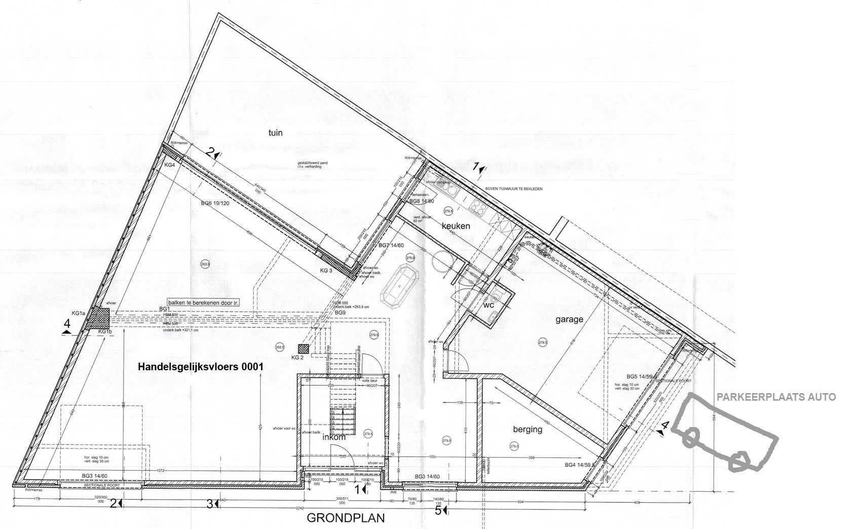 Ruim handelsgelijkvloers met garage, terras, keuken en badkamer te koop in Klemskerke (De Haan) 