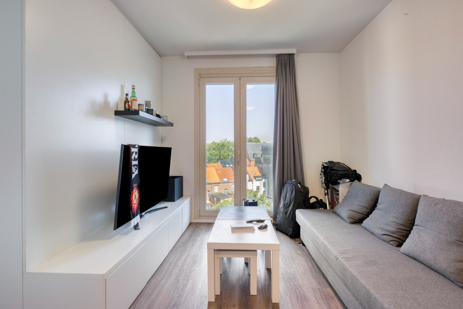 Bemeubelde studio 37m² met gemeenschappelijke ruimtes en fietsenstalling in centrum Leuven - EPC 121,49KWH/m² 