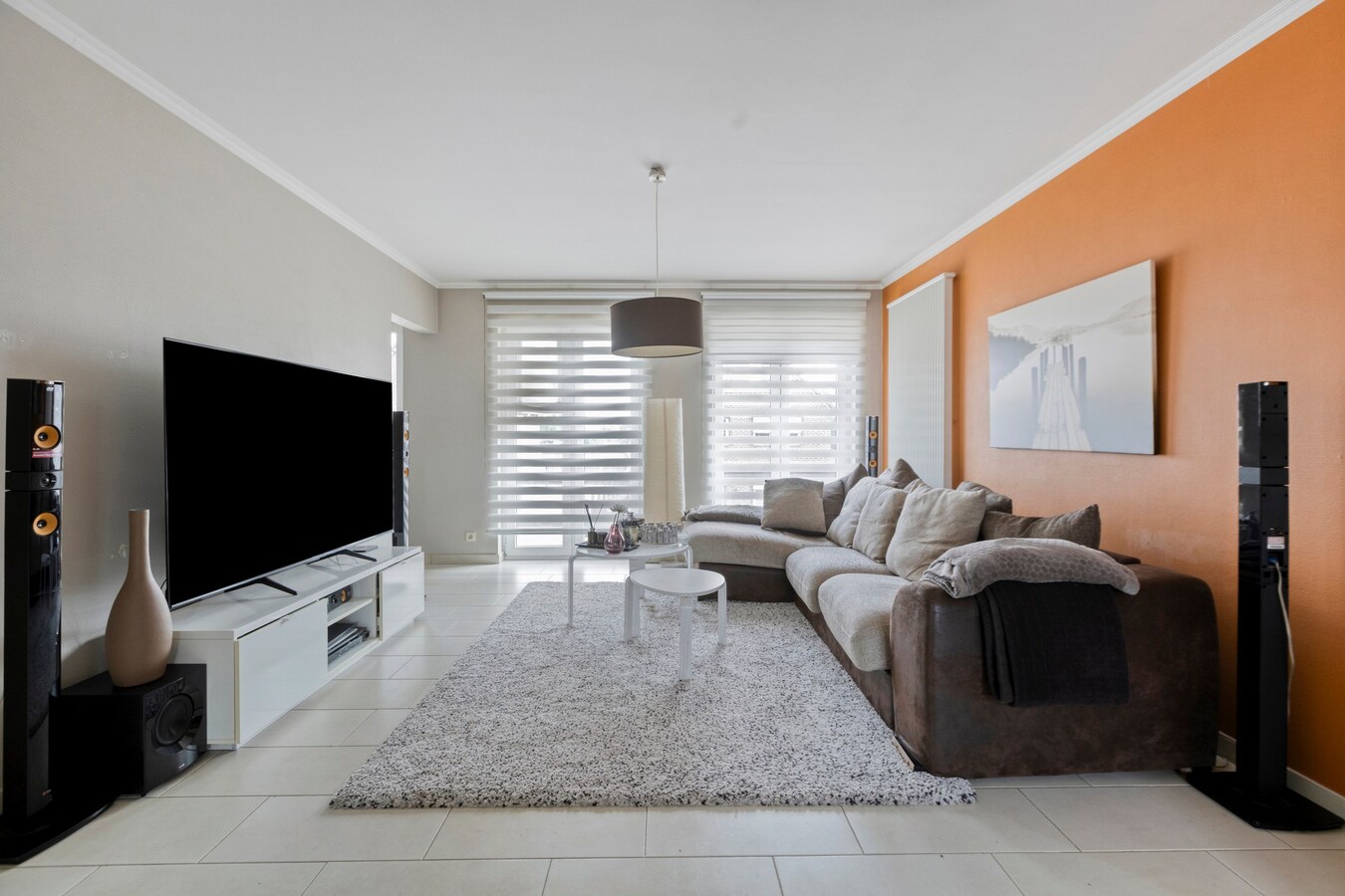 In centrum gelegen appartement met 2 slpks. en terras 