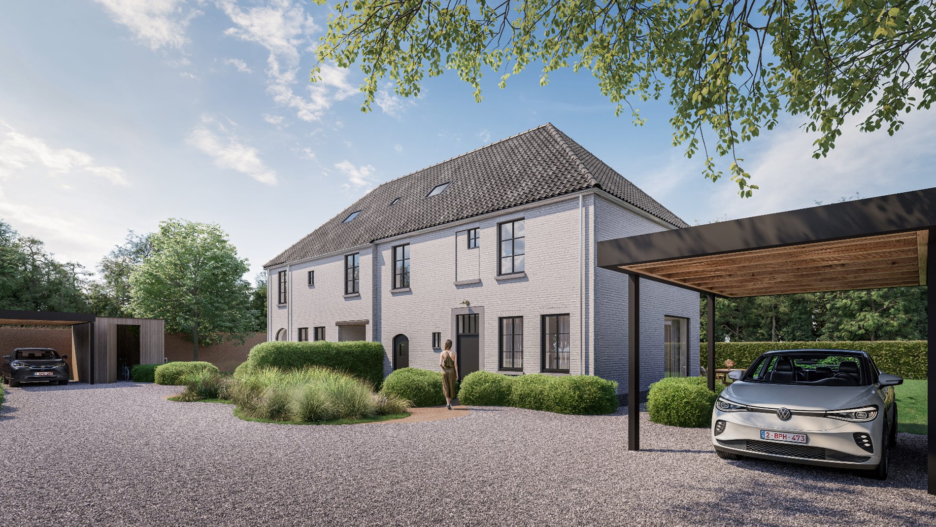 Exclusieve, energiezuinige nieuwbouwwoning op een discrete ligging te Waregem! 