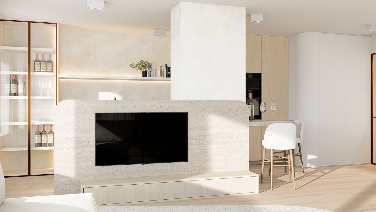 Luxueus volledig gerenoveerd 3 slaapkamer appartement te Leopoldlaan  gelegen op 200m wandelafstand van het Albertstrand. 