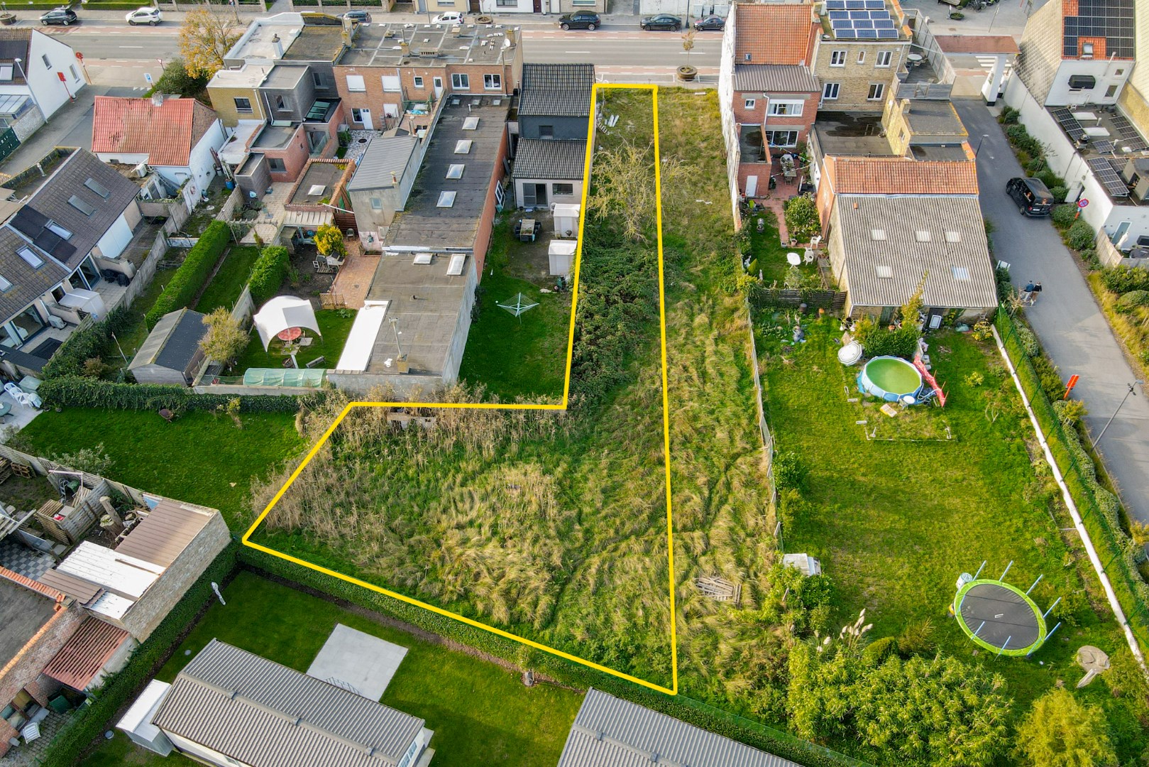 Perceel bouwgrond op ca 600 m² langs verbindingsweg tussen Middelkerke &amp; Nieuwpoort 