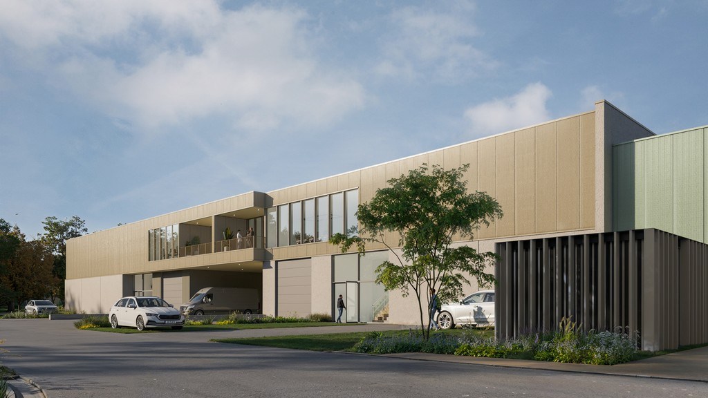 Nieuwbouw loodsen te koop in fase II Cesar Busines Park Bornem