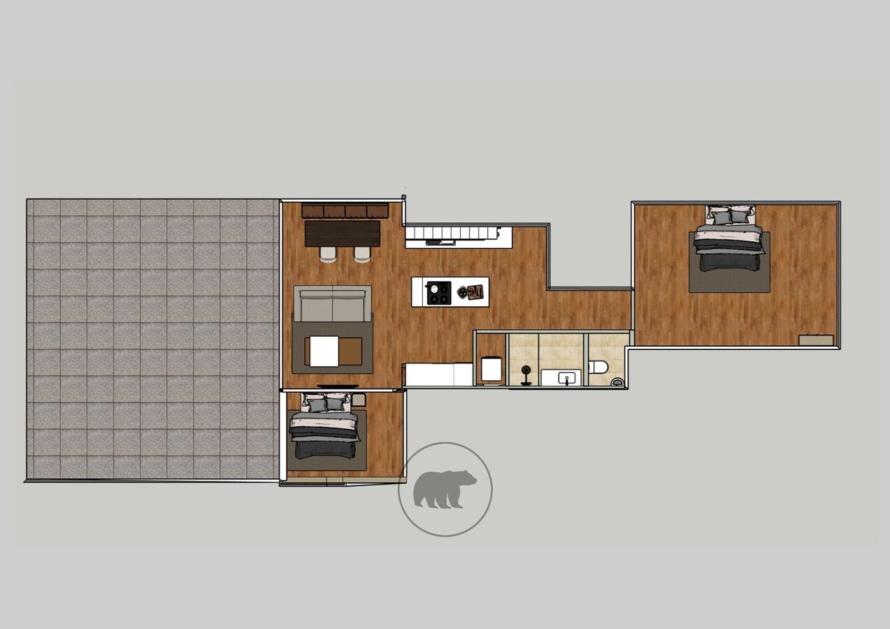 Gerenoveerd appartement aan het Groenevalleipark met ruim terras 