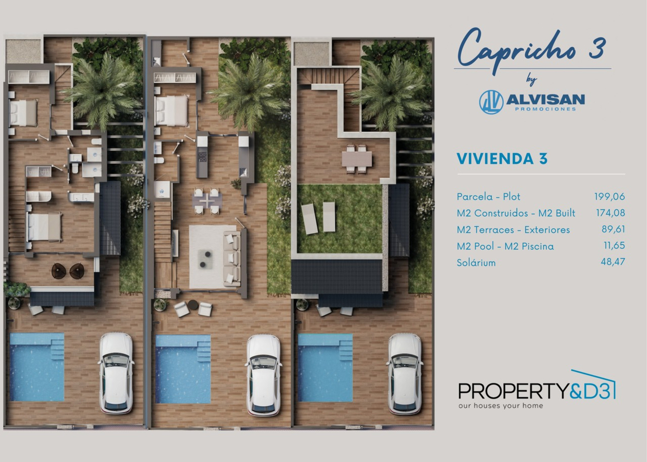 Villa met 3 slaapkamers te koop in San Pedro del Pinatar 