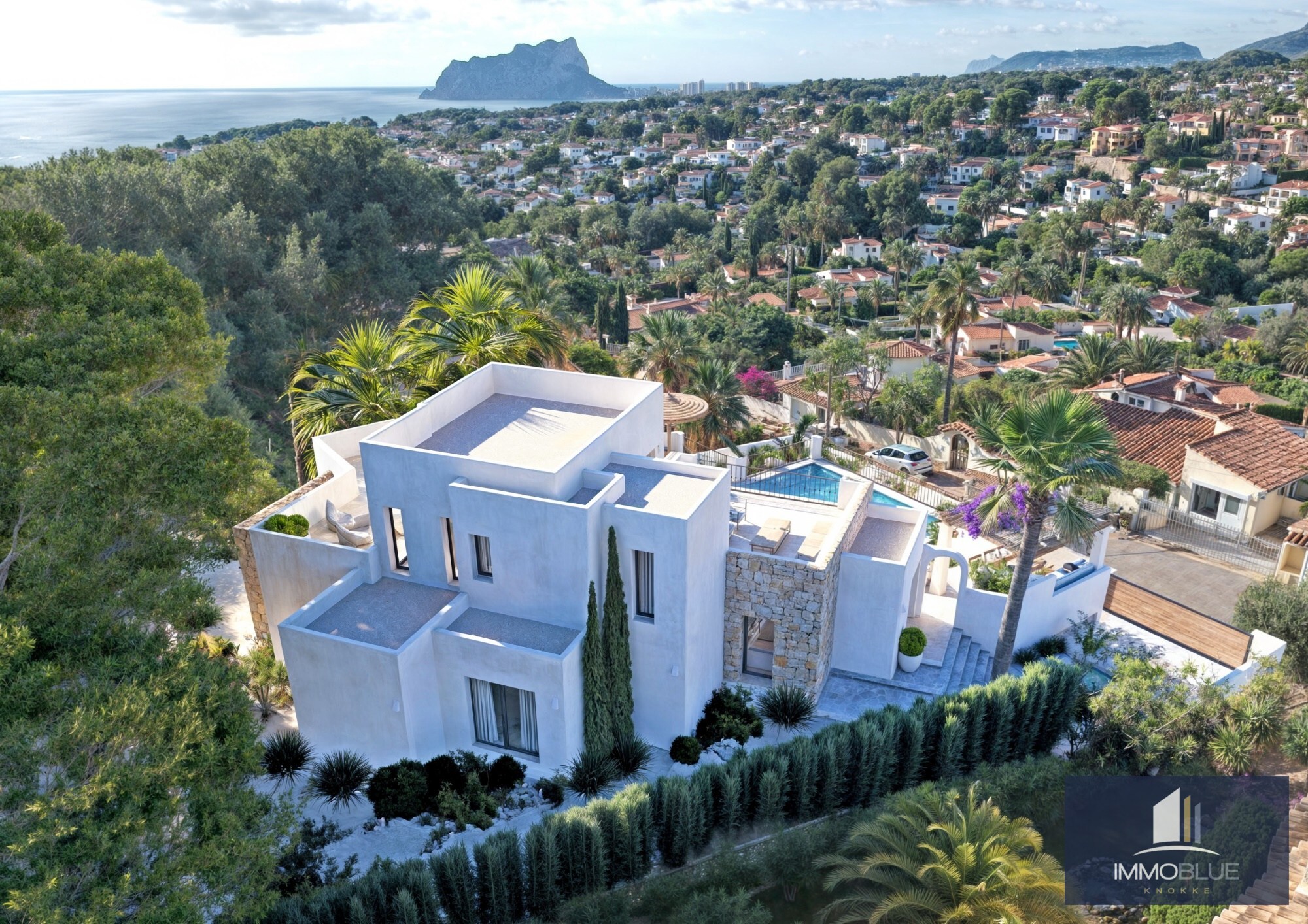 Villa neuve exclusive de style Ibiza à San Jaime, Benissa. 