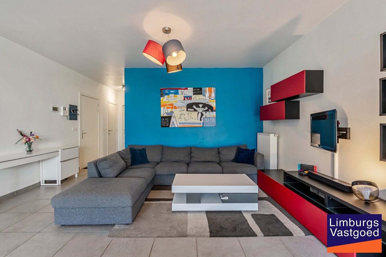 Gelijkvloers appartement (105m²), 2 slpk, tuin/terras, autostaanplaats + kelderberging 