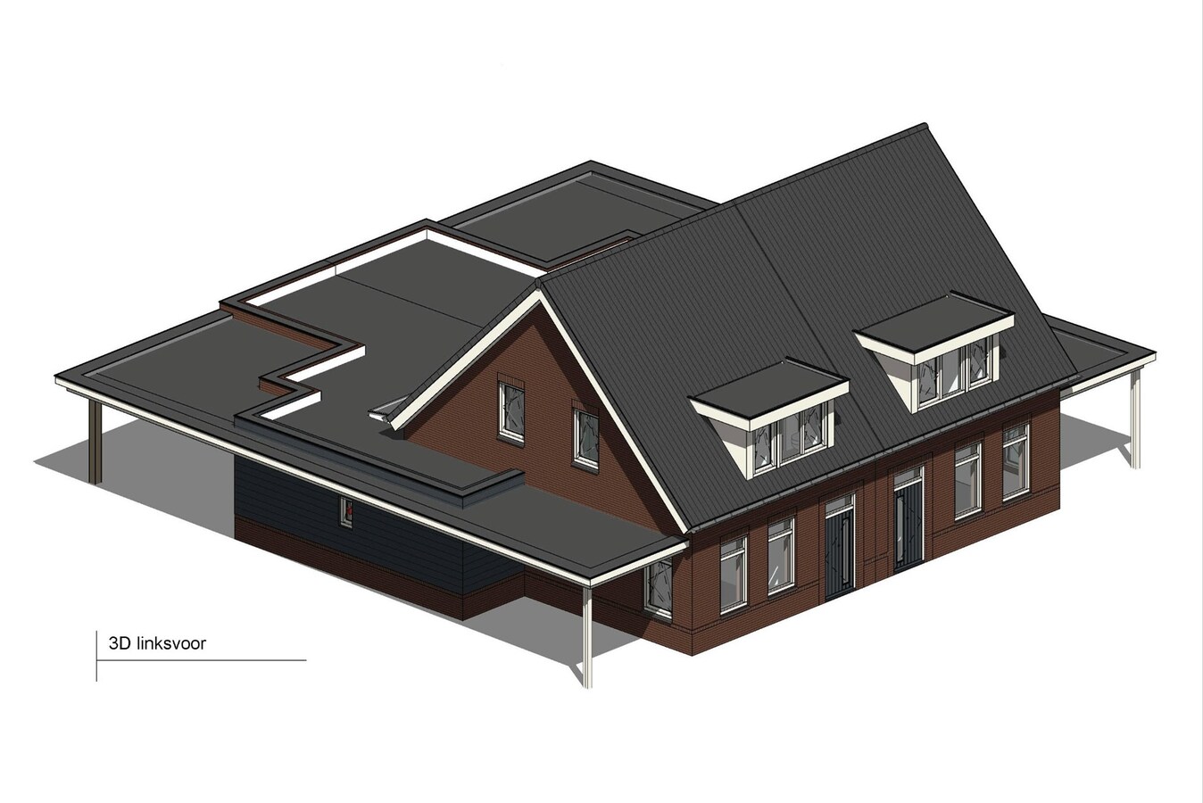 Bouwkavel voor de bouw van een halfvrijstaande woning van 468 m2 aan de rand van Reusel. 