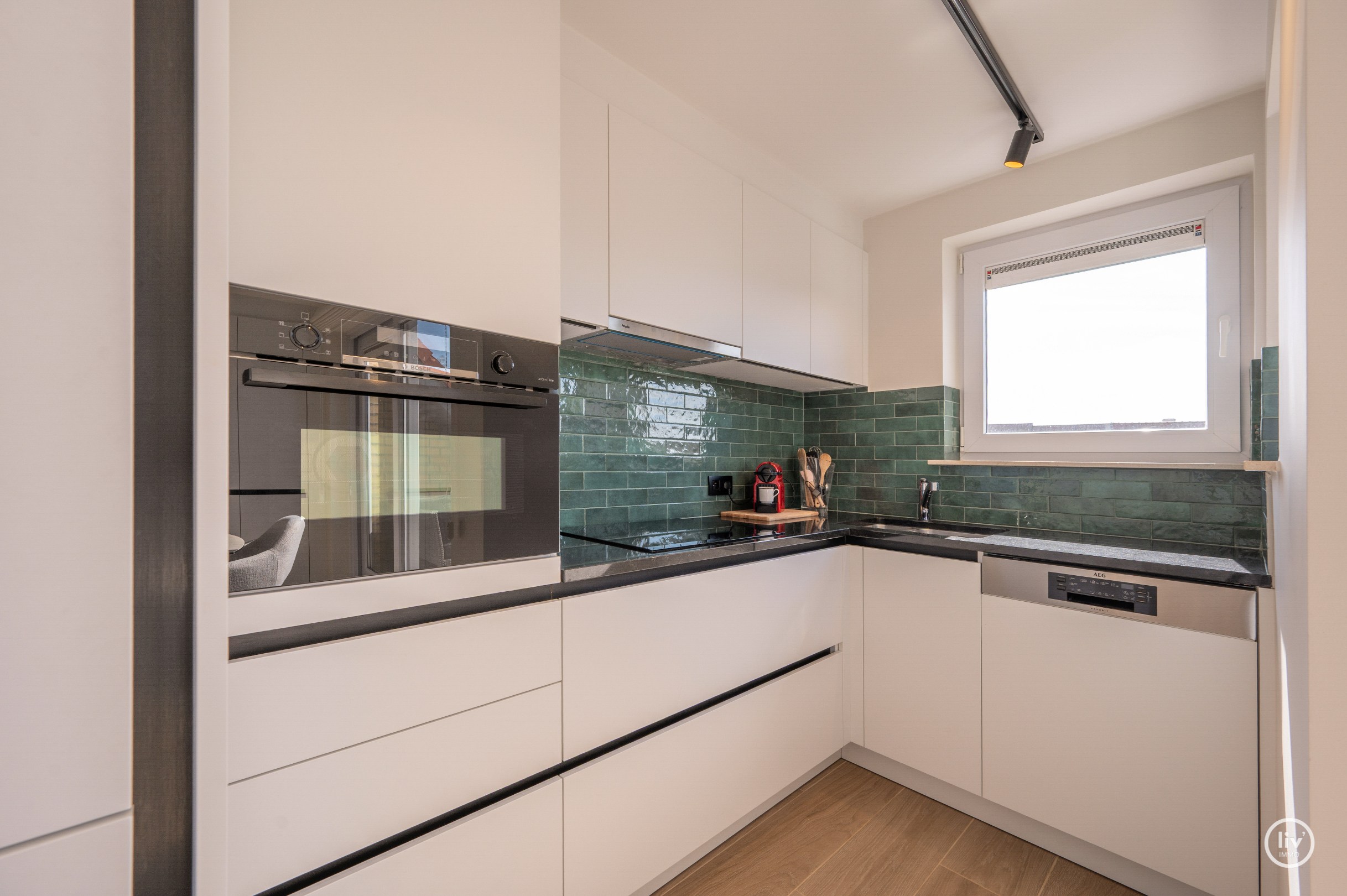 Spacieux duplex avec 3 chambres dans un emplacement de premier choix sur la Van Bunnenvaan à Knokke. 