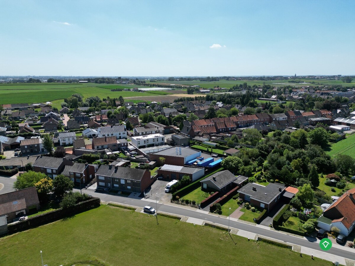 Bouwgrond 446m² op een rustige ligging te Gits 
