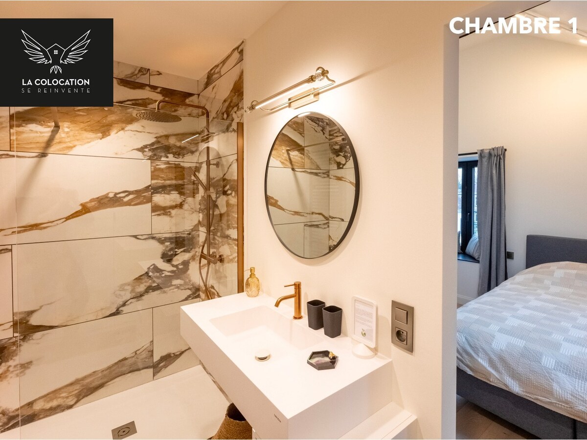 2 chambres en coliving dans une maison de caractère à Tournai ! 