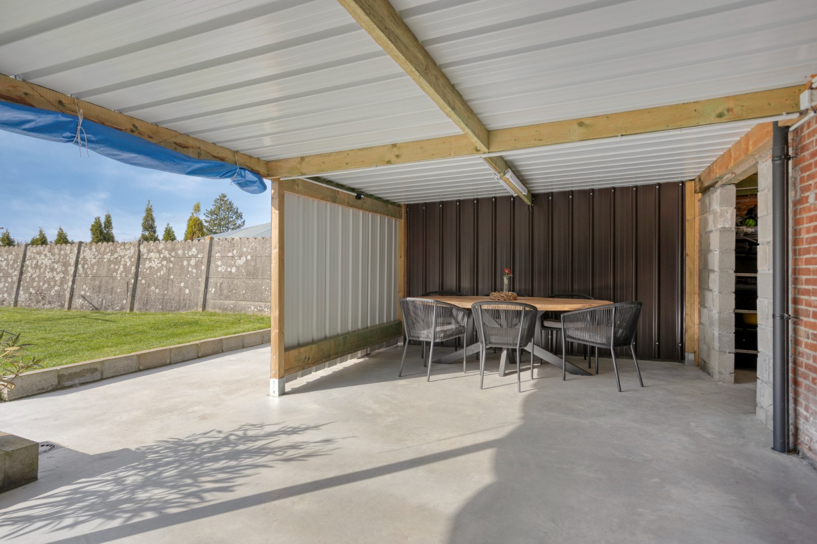 overdekt terras