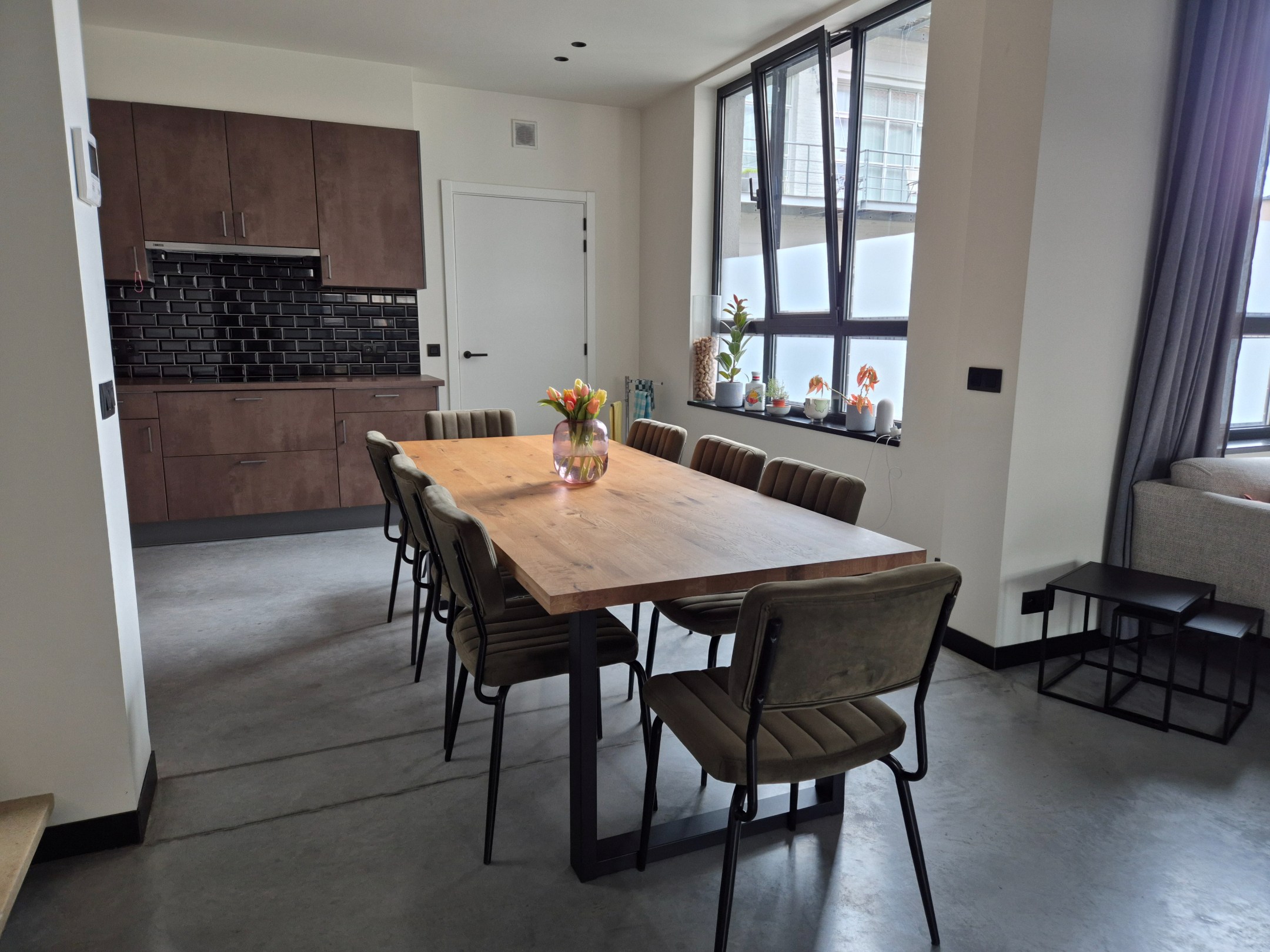 Appartement (loft stijl) in het centrum met 2 slaapkamers en terras 