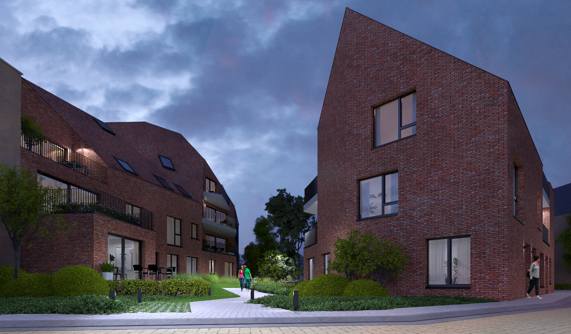 Nieuwbouwresidentie in centrum Gistel 