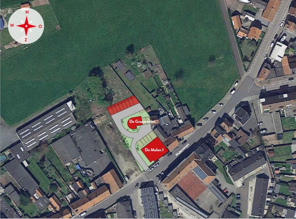 Bijna-EnergieNeutrale nieuwbouwappartement te Wielsbeke 