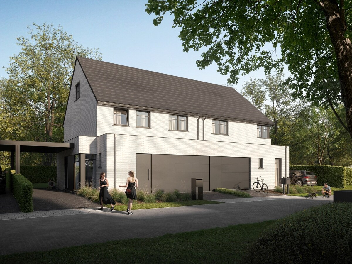 Nieuwbouwproject met mogelijkheid tot 5 slaapkamers op een uitstekende ligging in centrum Jabbeke 