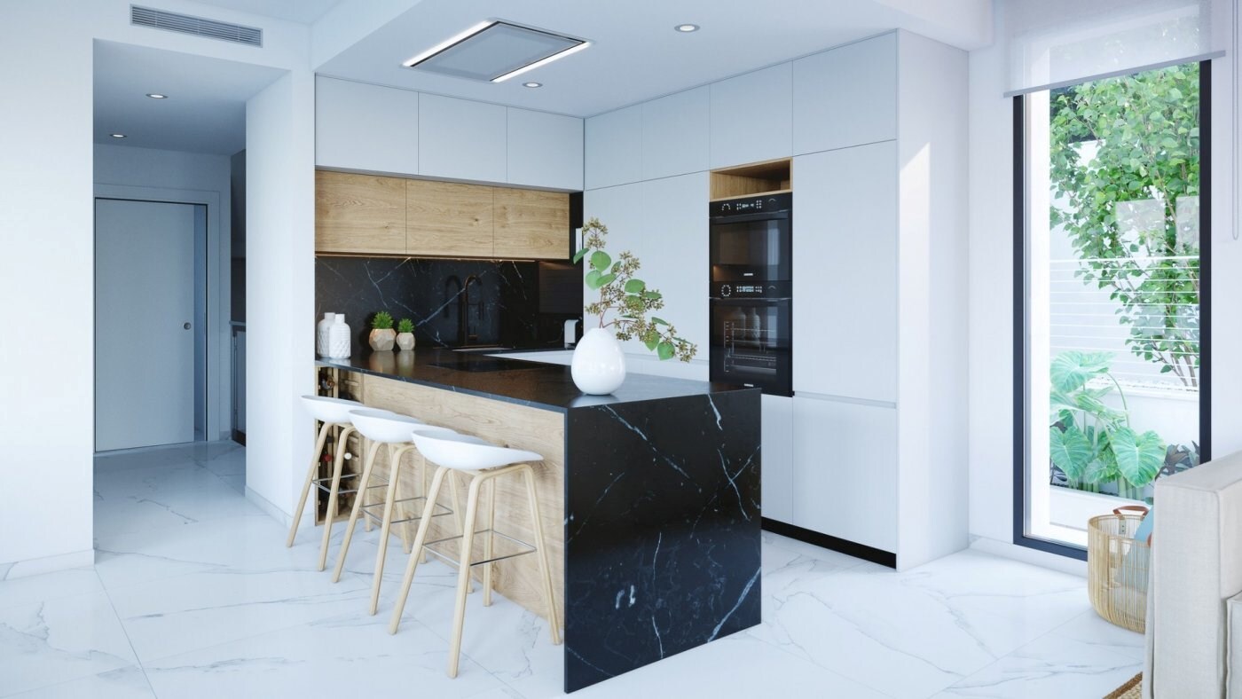 Luxe villa met uitzicht in de verte op de bergen en de Middelandse Zee 