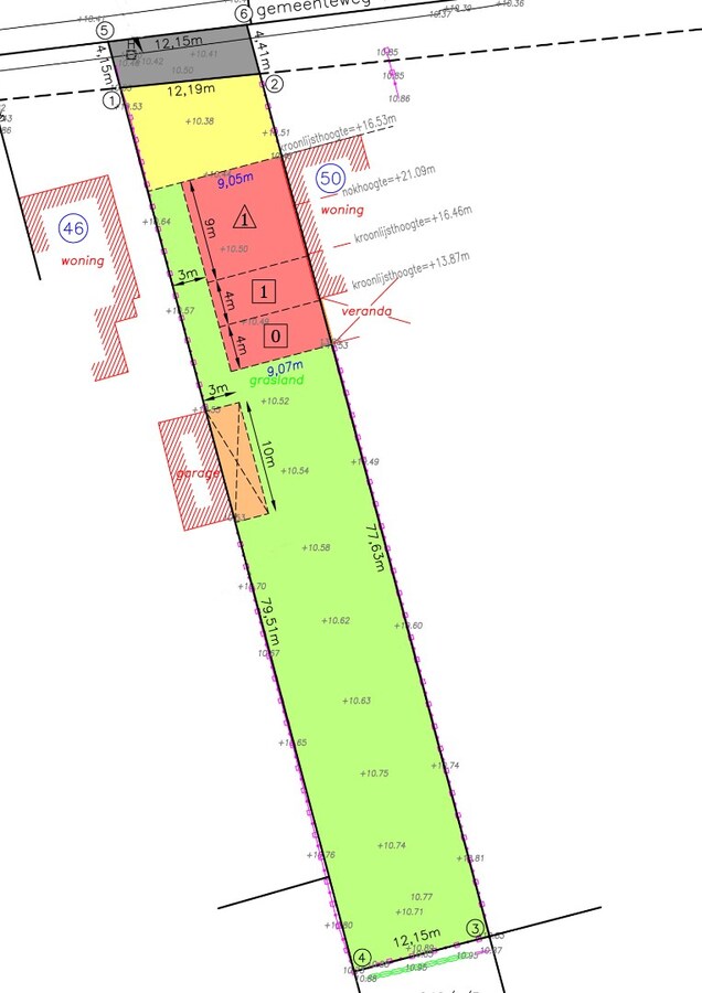 Bouwgrond op 950 m² - Z-oriëntatie - ideale ligging 
