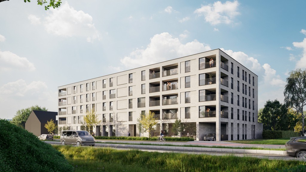 Nieuwbouw kantoor en winkelruimte te koop in Oostakker