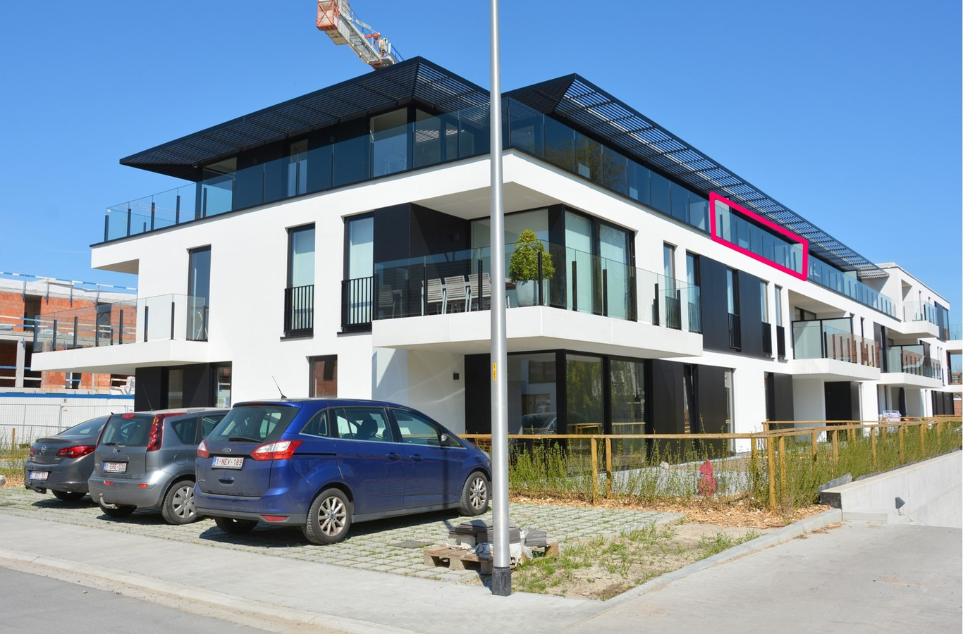 Nieuwbouwappartement in een groene zone 