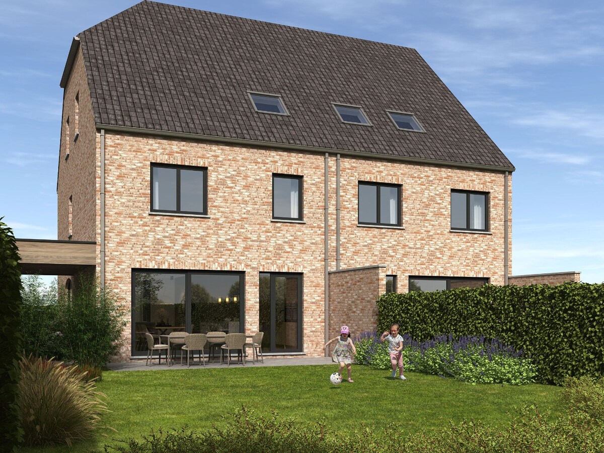 Nieuwbouwwoning in pastorale stijl met 5 slaapkamers 