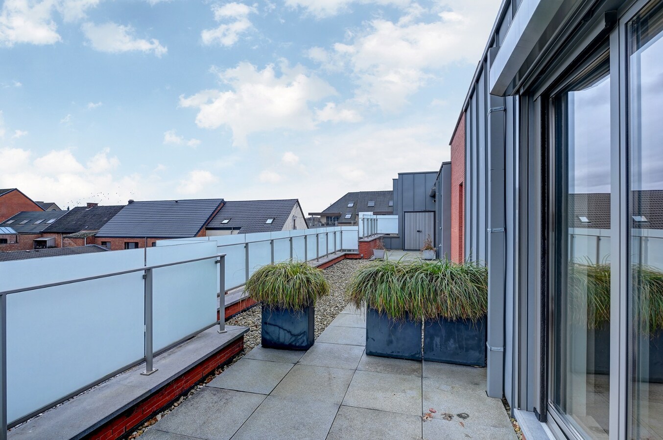 Centraal gelegen penthouse met grote terrassen 