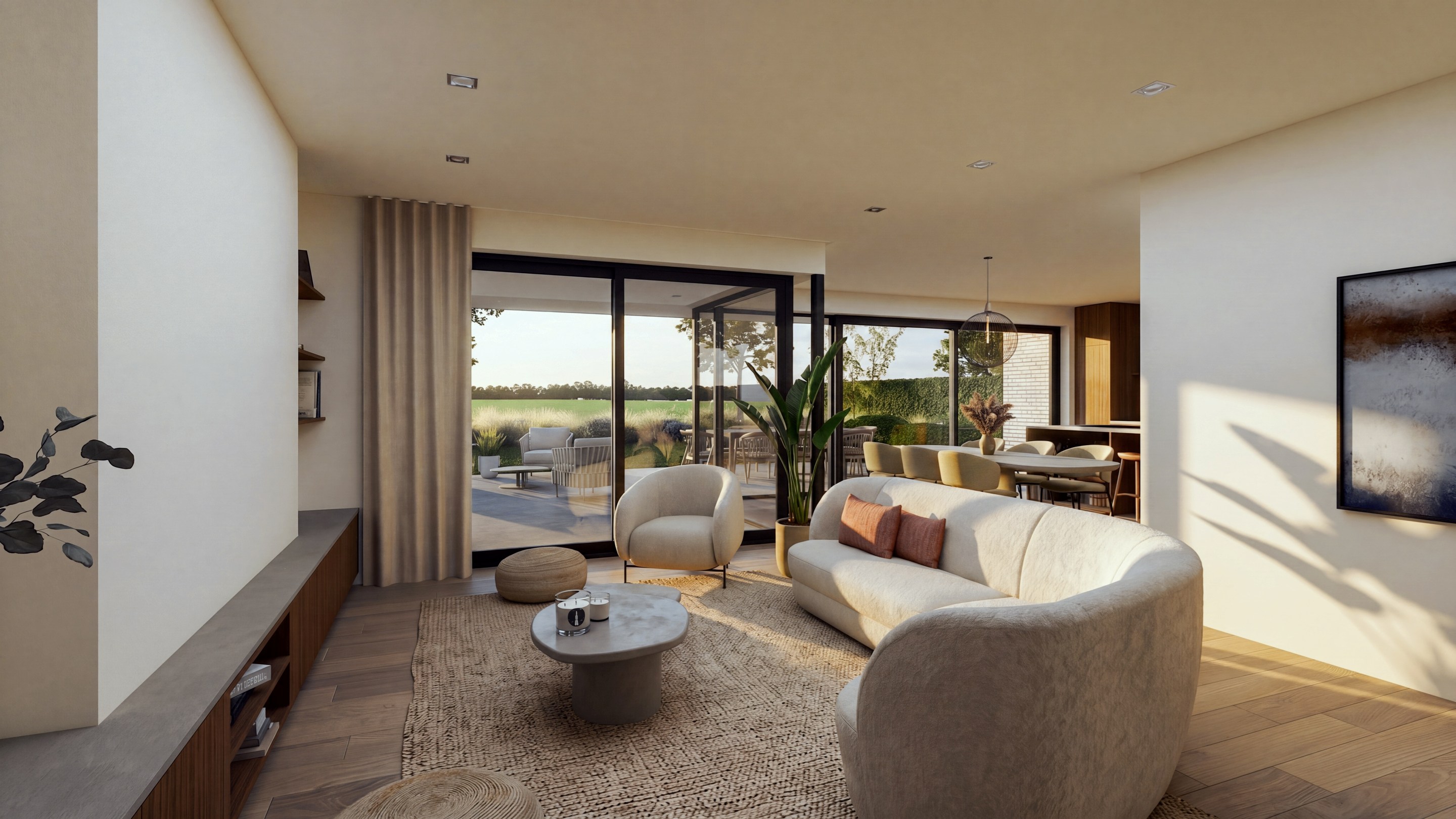 Exclusieve nieuwbouwvilla met 5 slaapkamers en open zichten nabij Knokke 