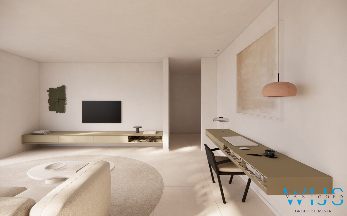 Modern nieuwbouwappartement in Residentie 21 Noord te Ertvelde! 