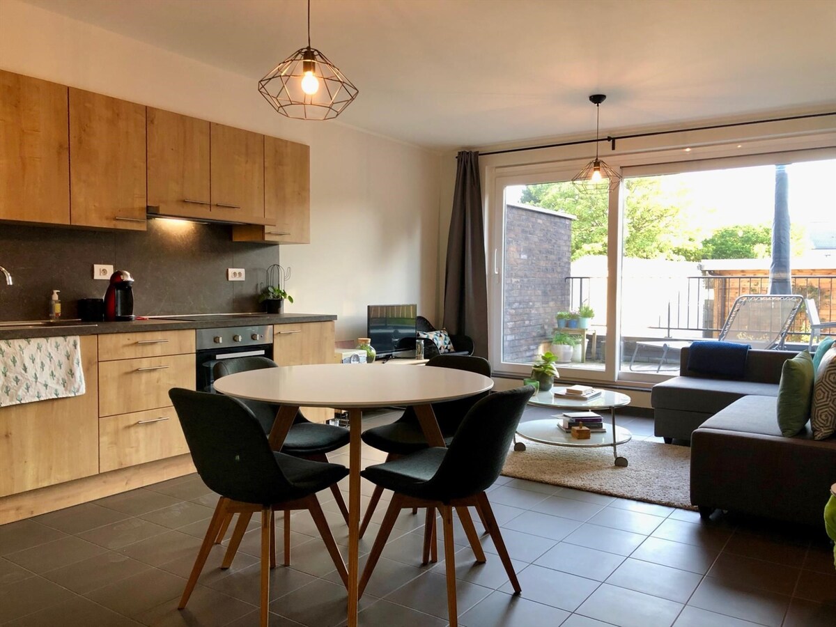 Eigentijds 1-slpk-appartement met ruim terras 