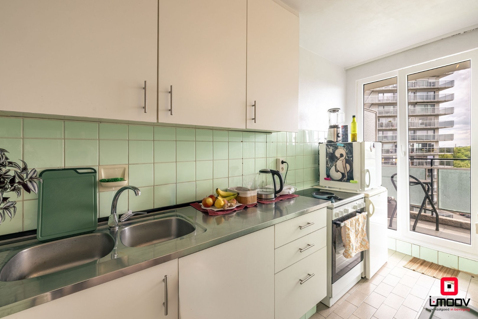 Appartement op de 8ste verdieping met panoramische zichten over Gent 