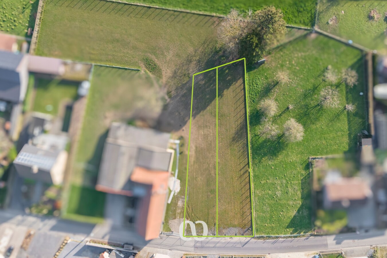 Prachtig gelegen zuidgerichte bouwgrond 