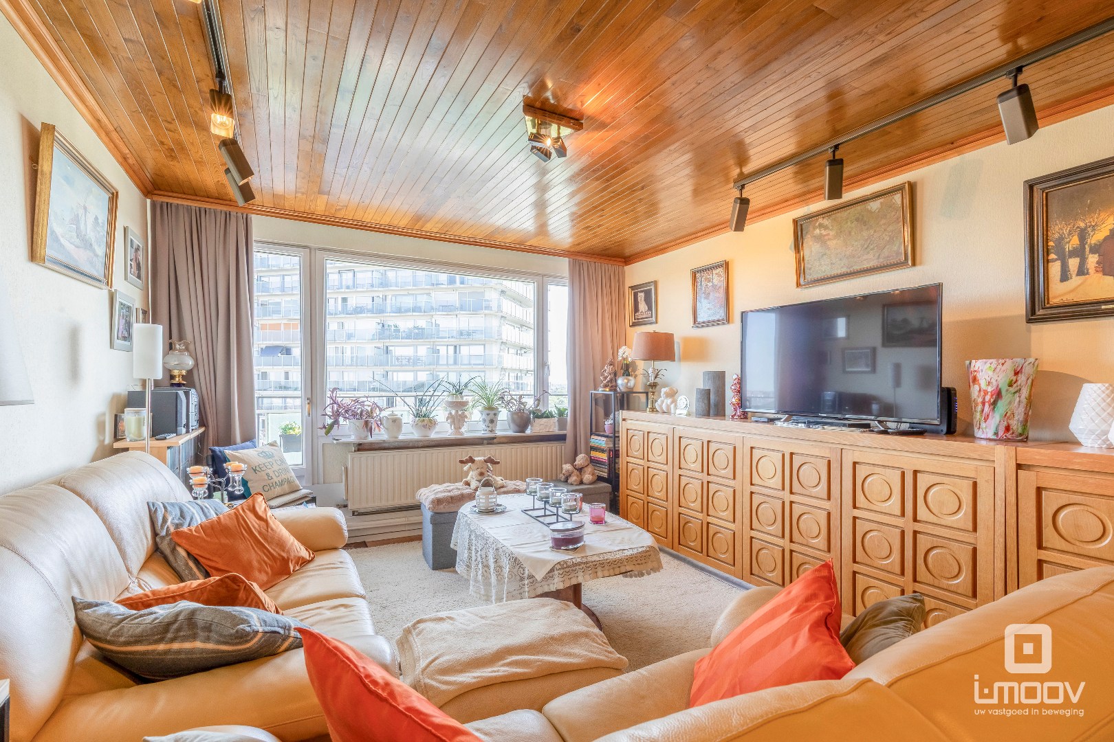 Ruim appartement met 3 slaapkamers en panoramisch zicht over Gent 