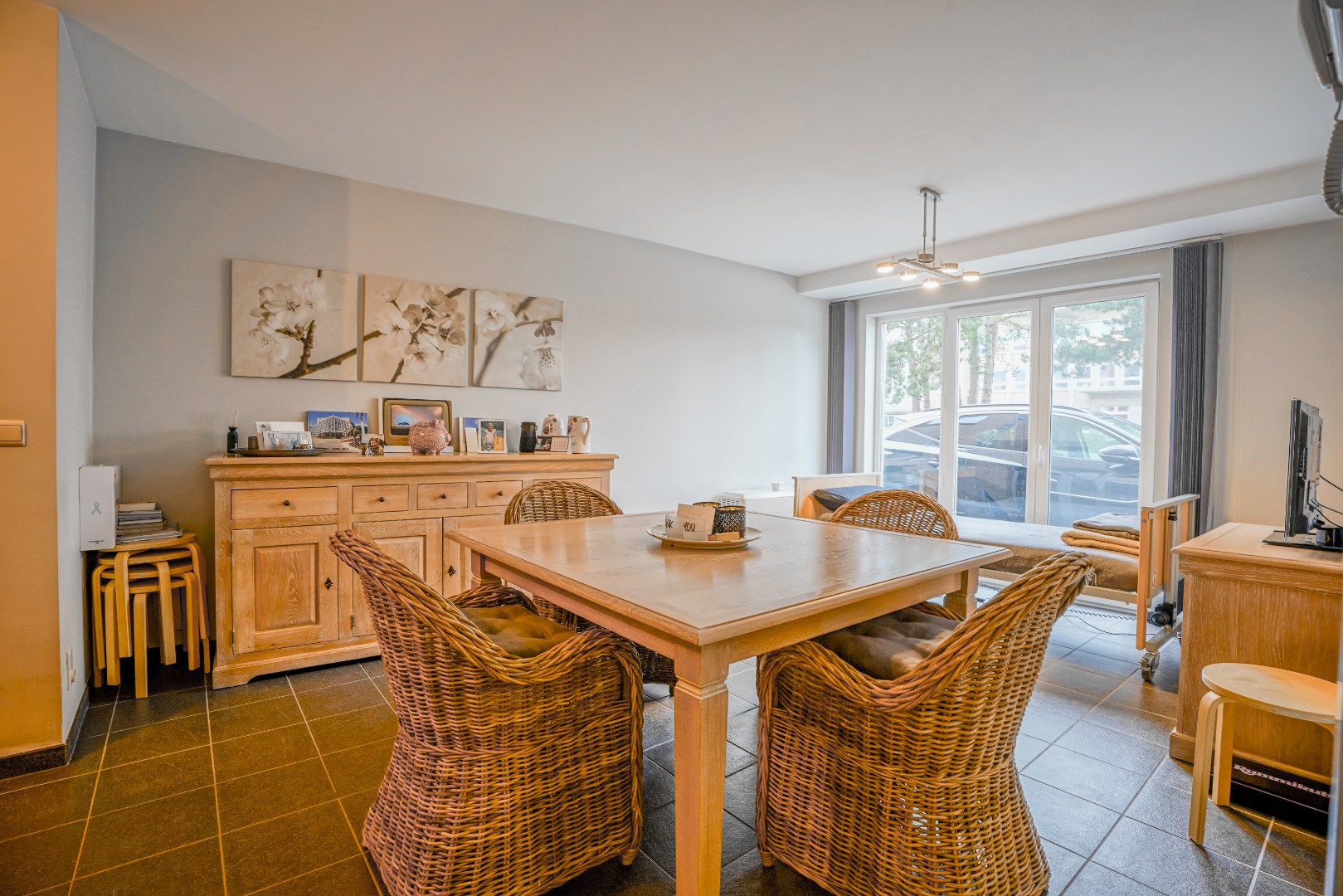 Gezellig gelijkvloers 1-slaapkamerappartement te Nieuwpoort-stad. 