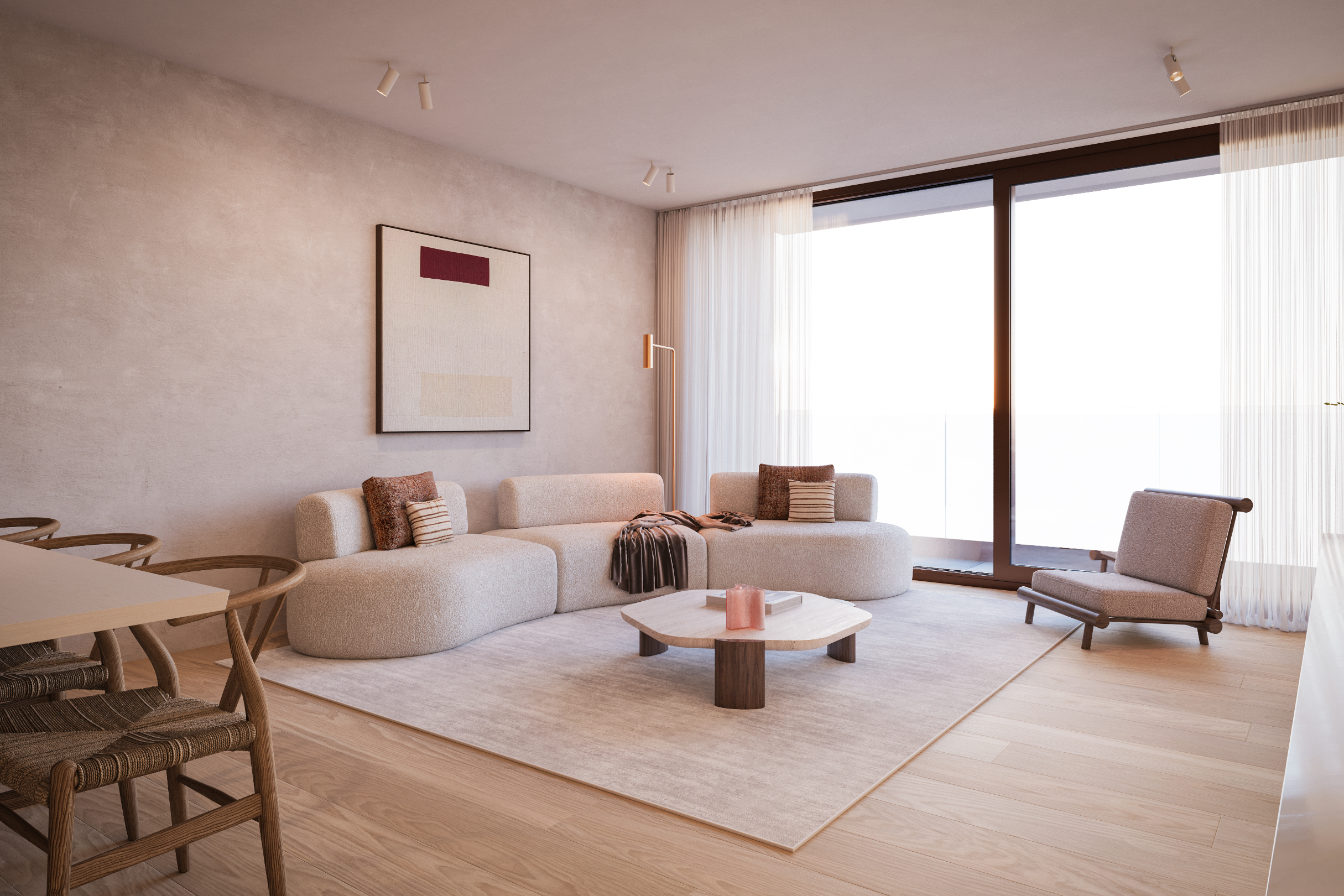 RESIDENTIE VERA CRUZ –Aangenaam 2 slaapkamer-appartement gelegen op de Jozef Nellenslaan te Knokke. 