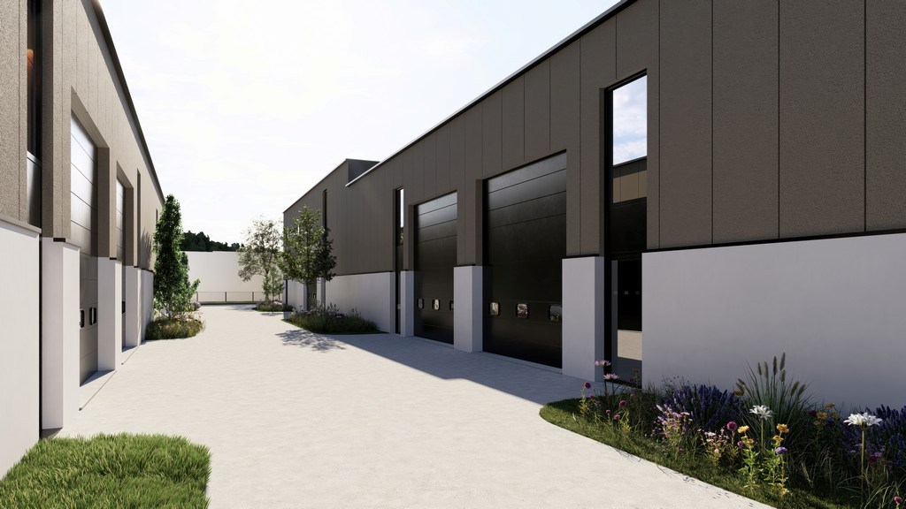 Nieuwbouw magazijnen te koop in Bizzpark Doornzele